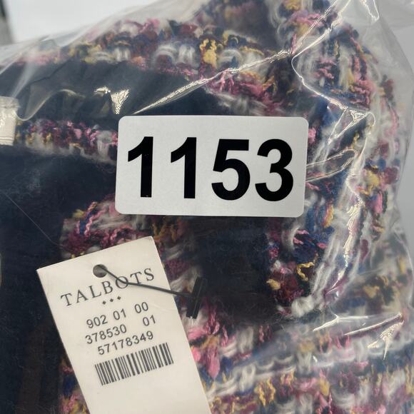 Talbots Jacket Women’s Medium Tweed Channel Suit Style Gold Buttons Old Money - Picture 8 of 8